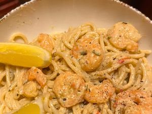 Pikáns tejszínes garnélás tagliatelle