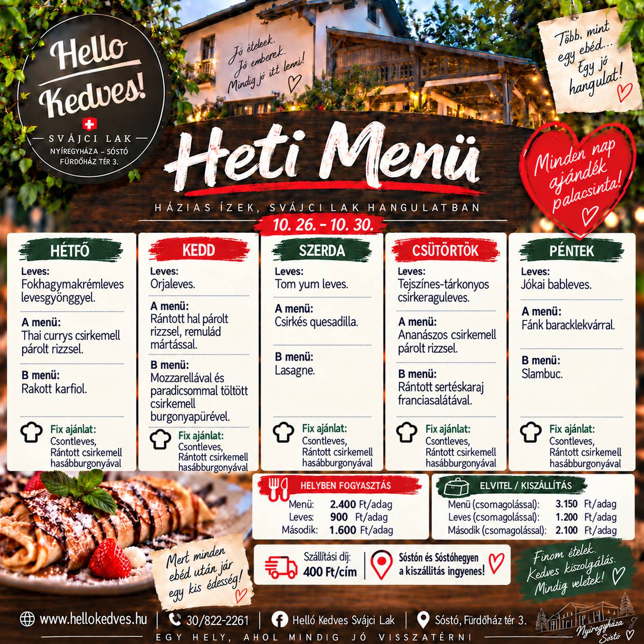 Heti menü