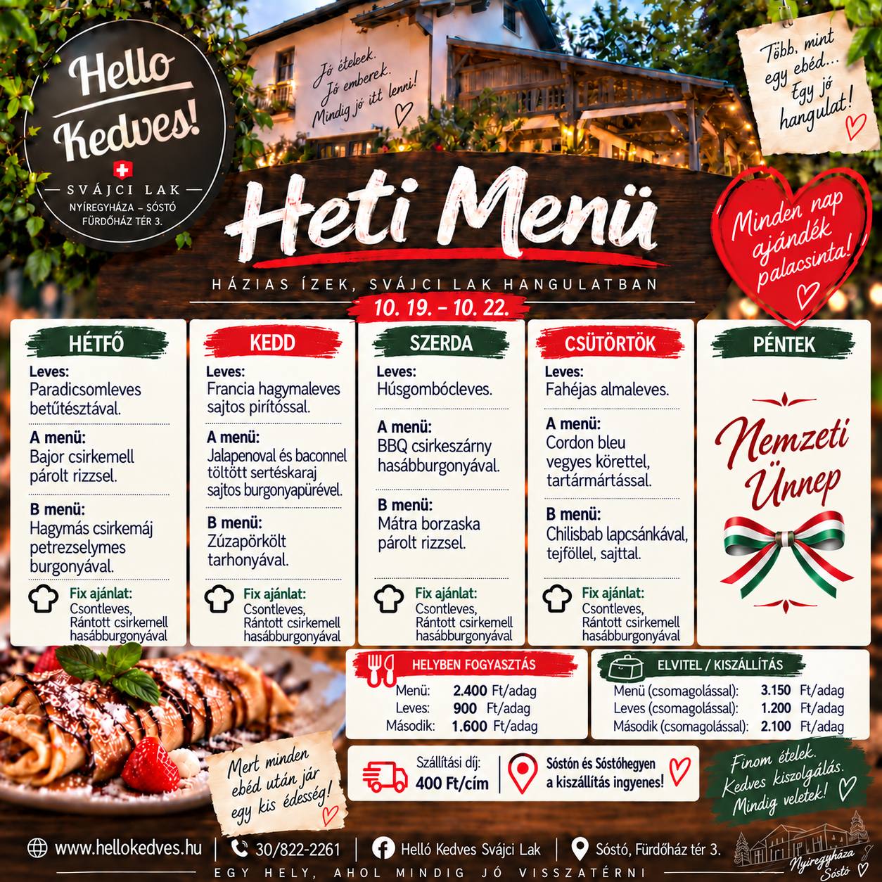 Heti menü